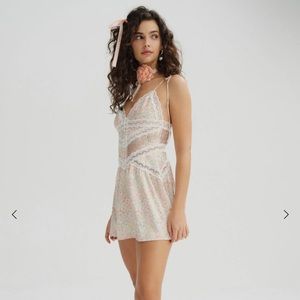 For Love and Lemons Farrah slip dress